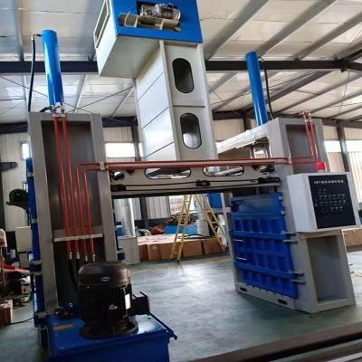 Vertical Hydraulic Baling Machine, for Waster Cardboard, Carton Box