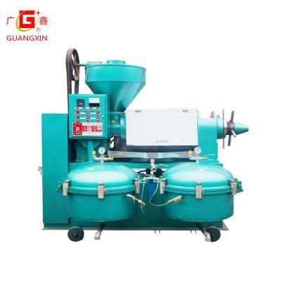Large Capacity Soybean Sesame Hot Cold Oil Press with Air Pressure Filter