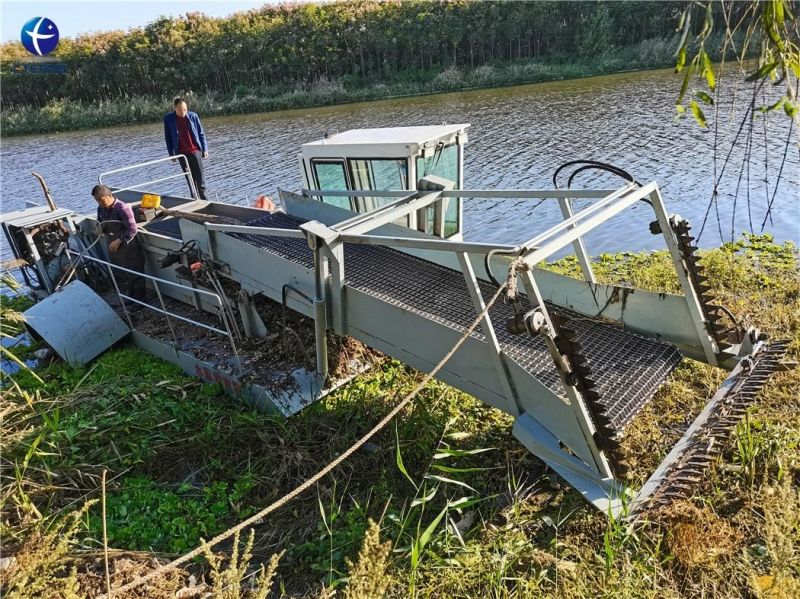 Water Hyacinth Mowing Vessel Grass Cutting Cleaning Boat