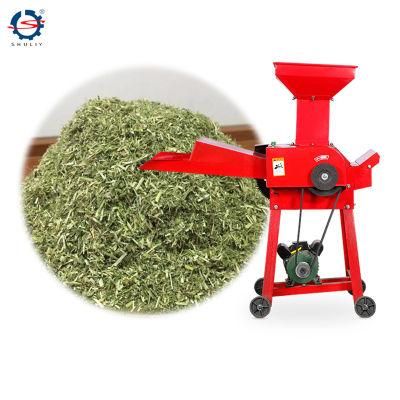 Electric Straw Crusher Hay Cutter Chaff Simple Chaff Cutter Machine Crusher