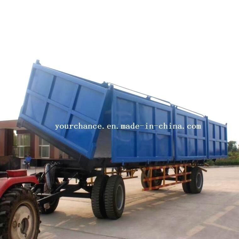 Africa Hot Selling Farm Trailer 7cx-20t 8 Wheels 20 Tons Three Way Tipping Heavy Duty Agricultural Farm Trailer Made in China