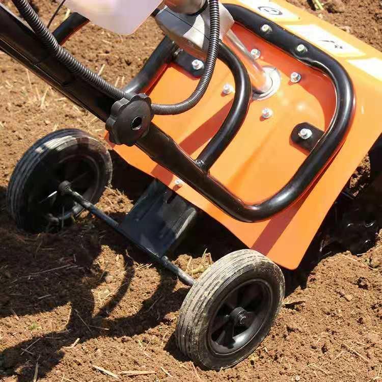 Powerful Tiller for Loosing Soil Before Planting on The Farm Land Convenient Farm Tools