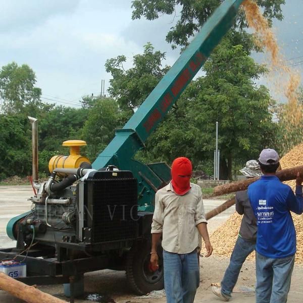 Big capacity Mobile Disk Wood Chipper