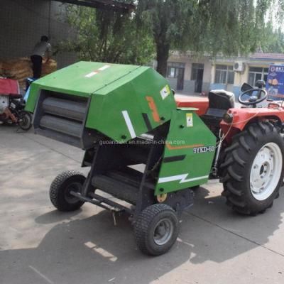 CE Certificated Small Round Hay Baler Wheat Straw Silage Balers Machine Twine Baler Press Machines (9YKD-50/850)