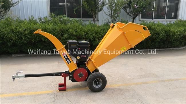 Self Power Gaoline Engine ATV Towable Wood Chipper, ATV Wood Chipper