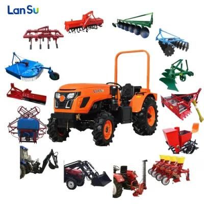 Multi-Purpose Farm Machinery Equipment 4 Cylinder 60HP 4WD Agricultural Tractor for Sale