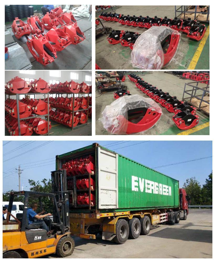 Excavator Rotating Grapple / Hydraulic Grapple Construction Machinery Parts