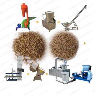 Animal Fish Feed Pellet Extruder Machine Floating Feed Processing Machinery