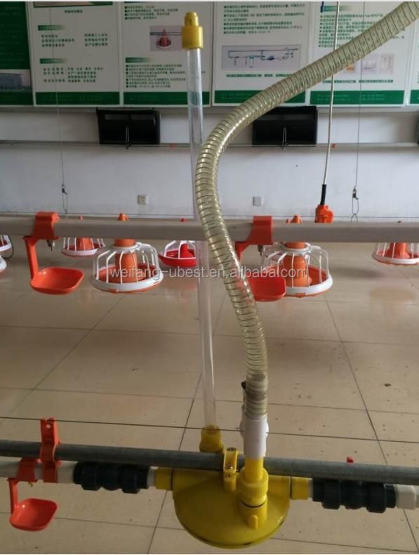 Automatic Broiler Chicken Nipple Drinkers for Poultry Farming House