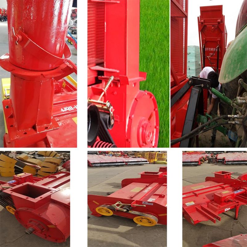 Farm Tractor Support One Row Silage Chopper Machine Corn Stalk Harvester for Sale