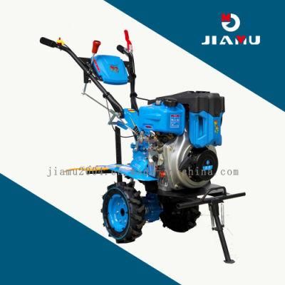 Jiamu GM100c D with GM173 All Gear Aluminum transmission Box Recoil Start Diesel D-Style Tiller