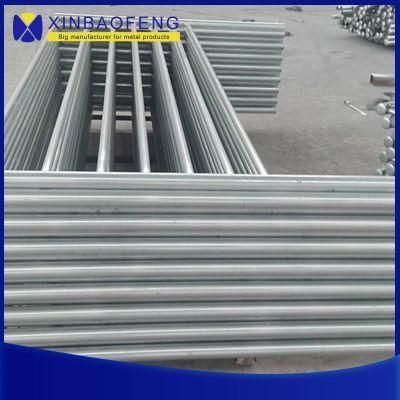 Made in China Galvanized Round Rail Livestock Fence Corral Bullpen Temporary Fence