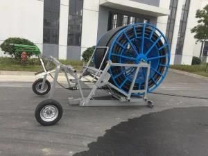 Retractable Jp 60 Spray Water Mobile Hose Reel Irrigation System with Spray for Agriculture