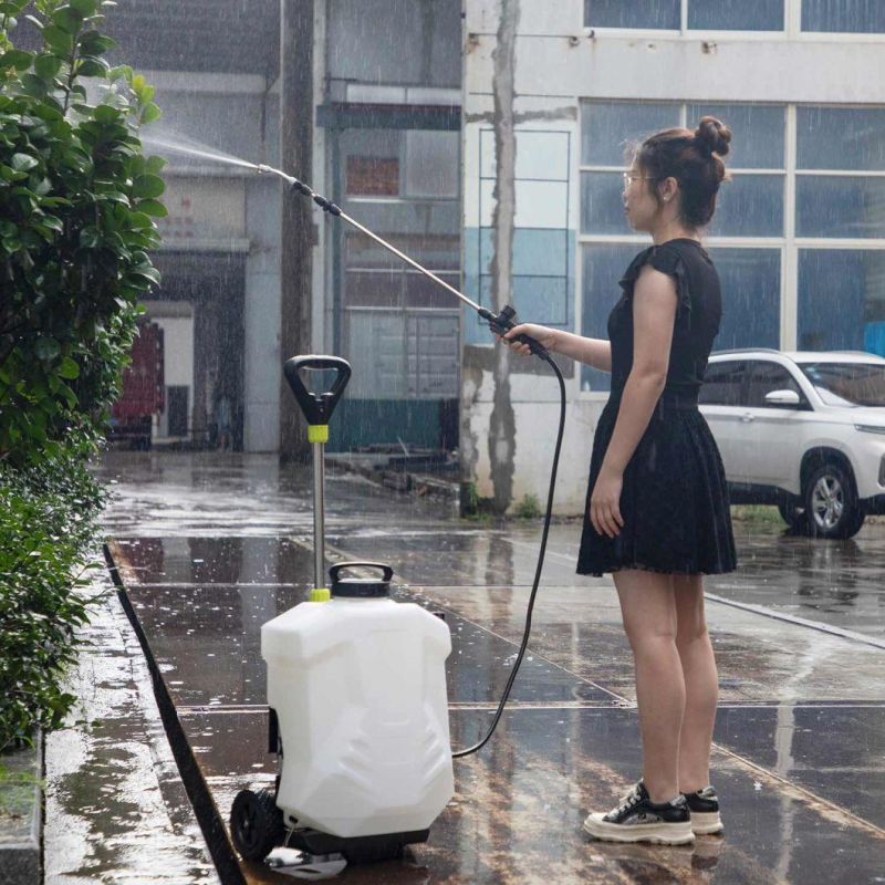 25L Battery Sprayer Agriculture Electric Sprayer Trolley Rechargeable Machine