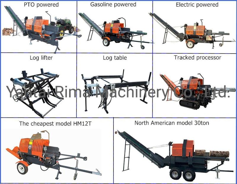 20 Ton Engine Powered Cutting Diameter 38 Cm Ce Approved Log Splitter, Automatic Log Splitter