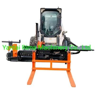 Skid Steer Wood Processor with Remote Control