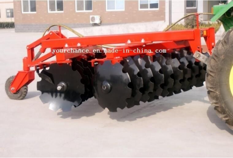 Manufacturer Supply Farm Implement 1bz (BX) -1.8 1.8m Width 18 Discs Semi-Mounted Hydraulic Heavy Duty Disc Harrow for 65-80HP Tractor