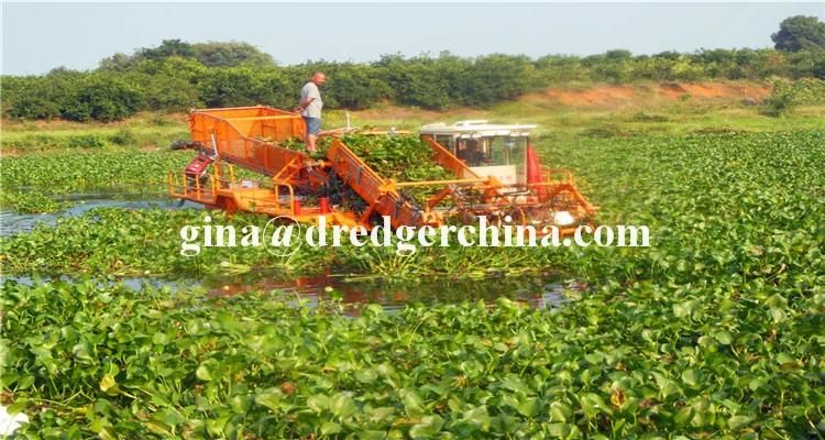 Good Quality Water Hyacinth Harvester/Aquatic Weed Harvester for River Cleaning