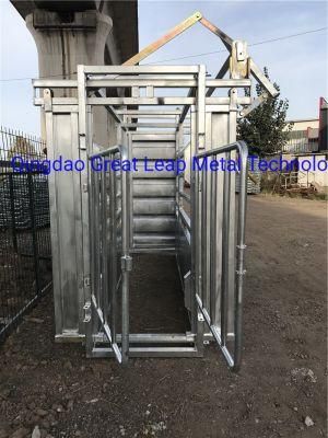 Cattle Equipment Cattle Crush Cattle Chute with Head Bale and Sliding Gate