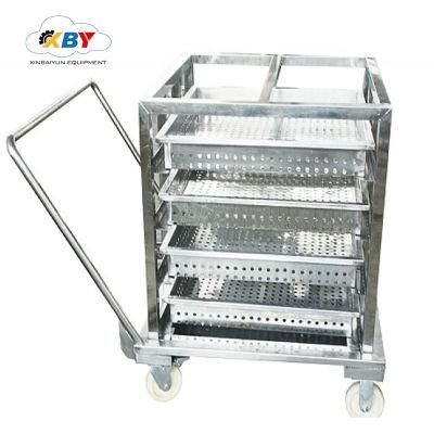 Chicken Broiler Slaughter Machine for Poultry Slaughterhouse Freezer Trolley Cart