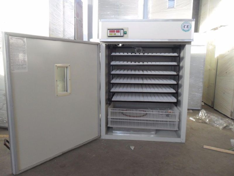 CE Full-Automatic Quail Egg Incubator for 1000 Chicken Eggs