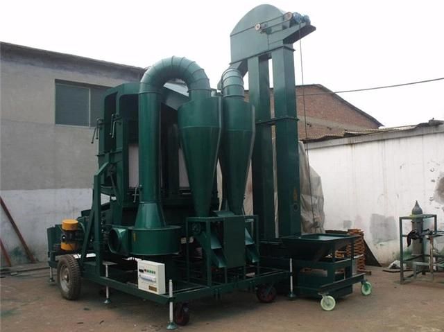 High Capacity Seed Cleaner with Double Air Screens and Cyclones