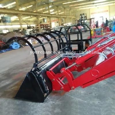 Hot Sale GB220 2.2m Width 7 Tines Heavy Duty Hydraulic Grapple Bucket for 90-120HP Tractor Front End Loader