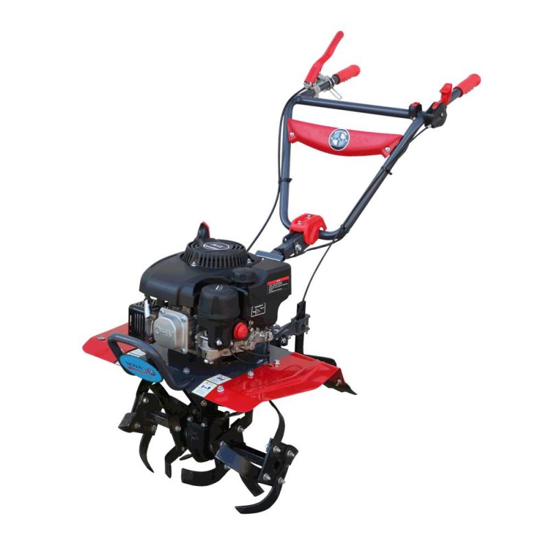 Walking Back Type Gasoline Power 6HP 7HP 9HP Mini Rotary Tiller for Garden Use