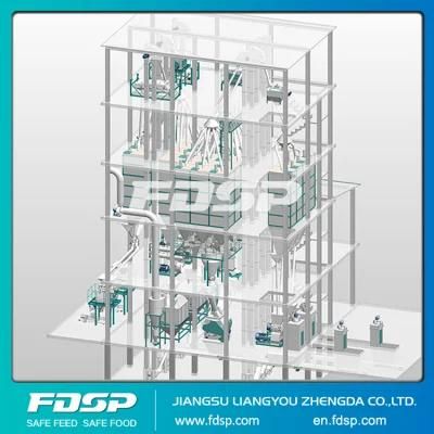 20t/H Poultry Animal Feed Processing Line Equipment
