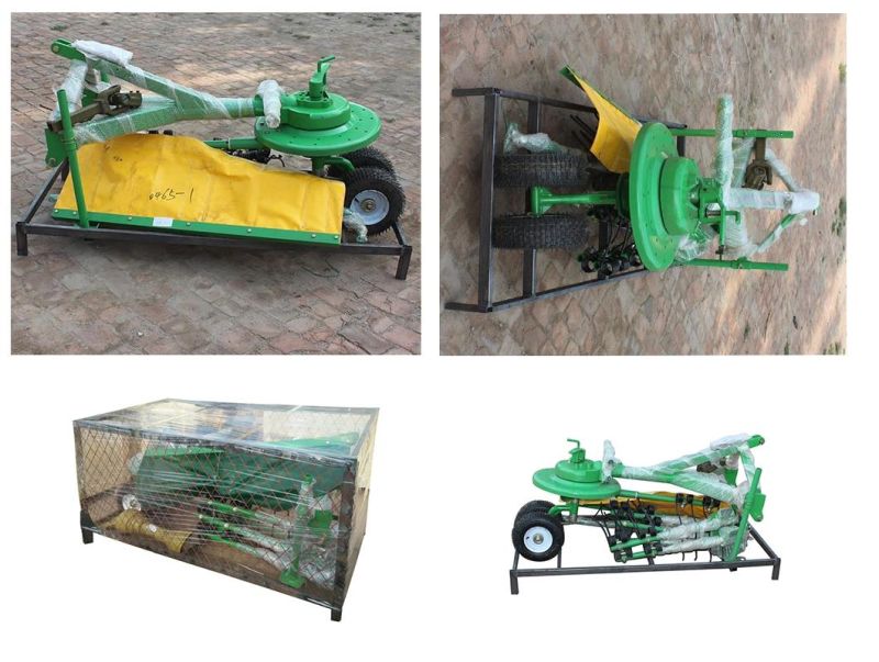 Agricultural Farm Tractor Wheel Hay Rake Hay Tedder Machine