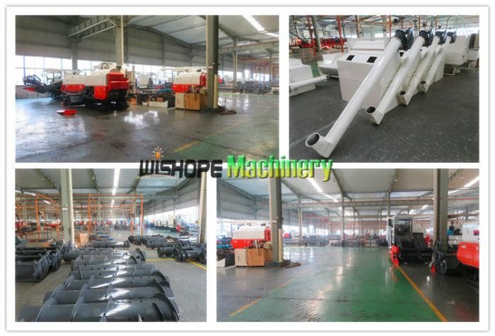 Manual Tank Operation Grain Wheat Rice Harvester for Sale