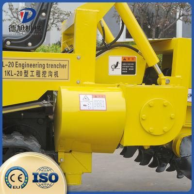 Experienced Irrigation and Water Conservancy Special Small Pipe Ditching Machine Chain Trencher