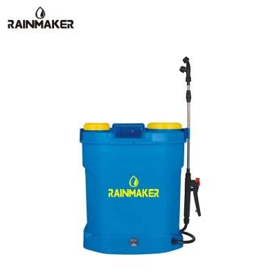 Rainmaker 10L Portable Garden Agriculture Blue Sprayer with 12V Pump