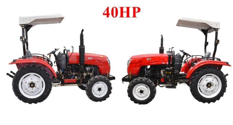 70HP Yto/Foton Lovol/John Deere/New Holland/Dongfeng/Four Wheel Compact Agriculture Hand Traktor Mini Small Farm Walking Agricultural Electric Tractor 50HP