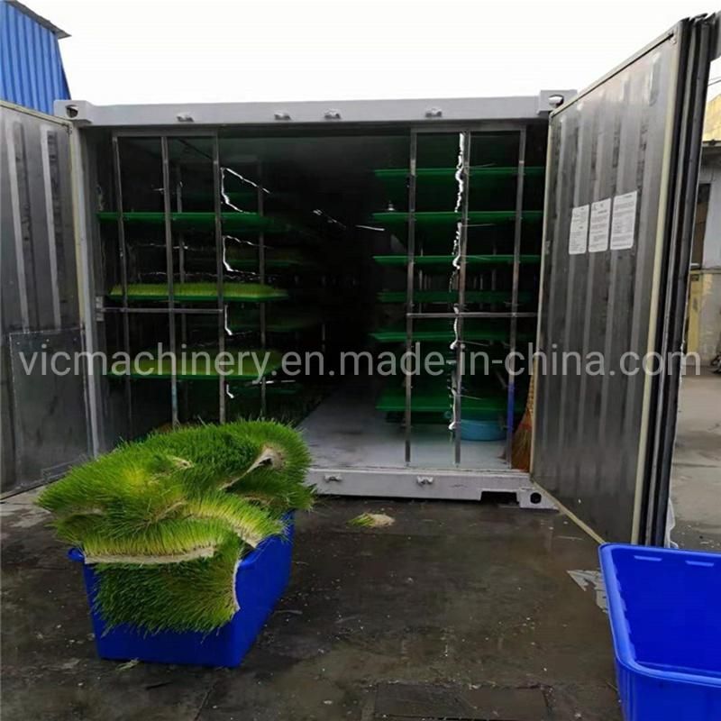 1500kg/d Hydroponic Growing Systems Container With PLC controller