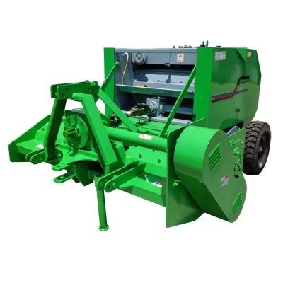Tractor Mounted Round Corn Straw Grass Balers Maize Silage Crusher and Baler
