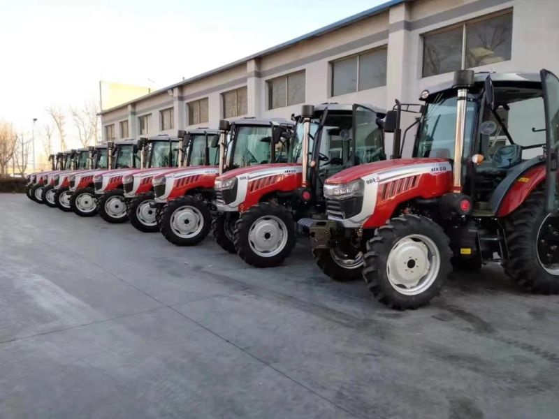for Farm Use Medium Green with Cab Wheel Samll Farm Tractors 50HP Tractor
