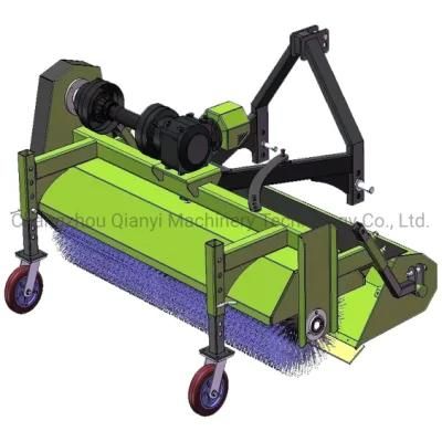 Sweeper for Tractor with Hydraulic Dustpan