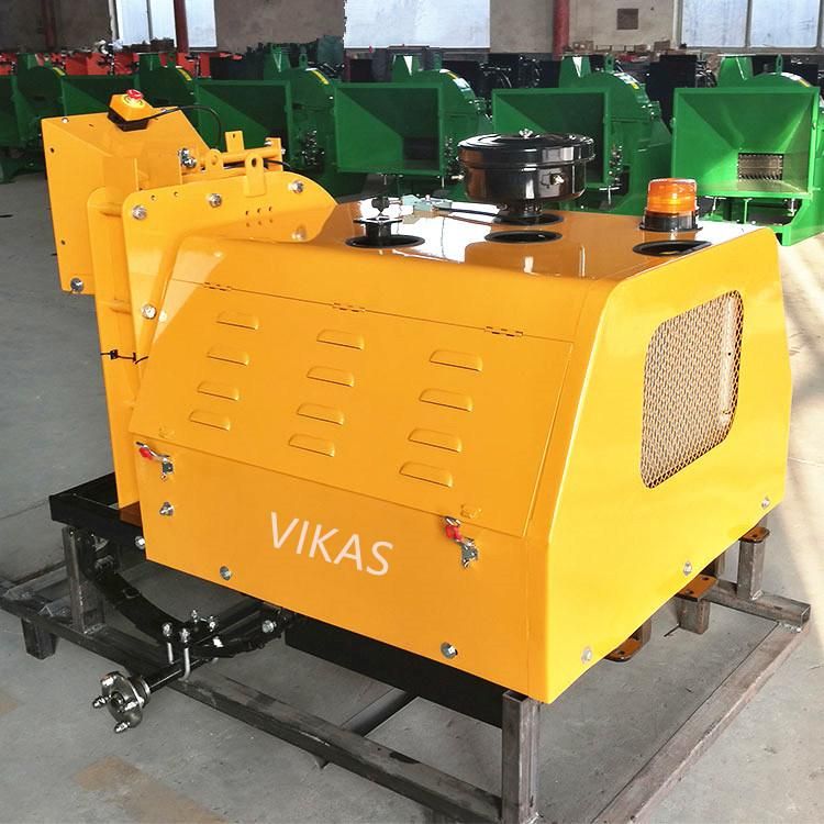 ATV 15HP Gas Engine Wood Cutting Chipper Machine with CE and Best Price