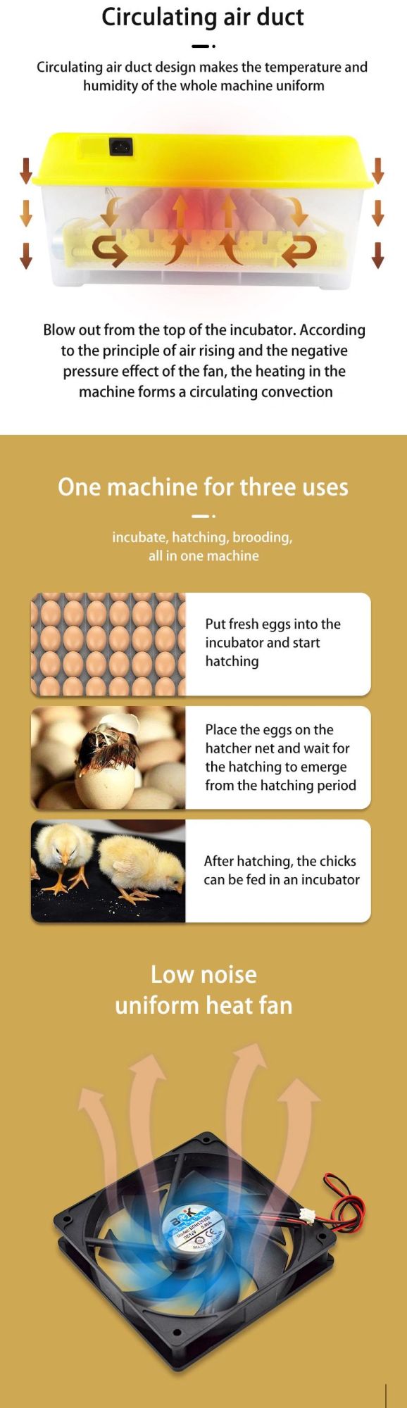 Egg Incubator Egg Hatching Machine/Industry Large Chicken Egg Incubator