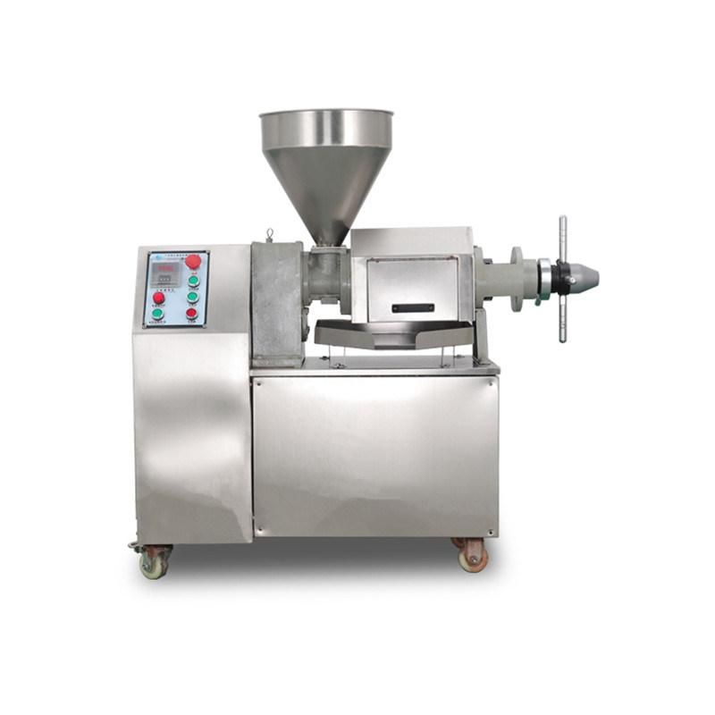 Electric Peanut Coconut Oil Press Machine Automatic Moringa Cooking Sesame Screw Hydraulic Press Oil Extraction Machine for Home