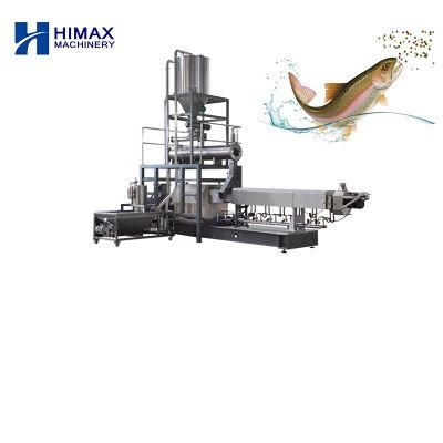 Industrial Aquatic Feed Production Line Fish Feed Exttruder Sink Floating Fish Food Machine