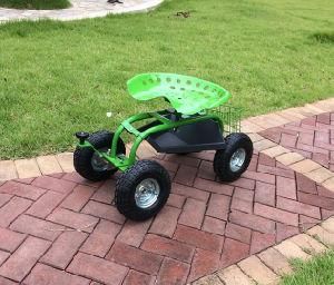 Adjustable Garden Seat with Pneumatic Tyre