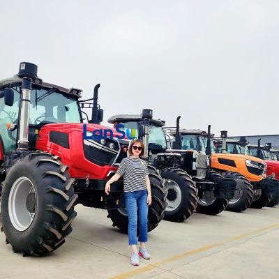 China Manufacturer Supply 25HP 30HP 40HP 50HP 60HP 70 HP 80HP 90HP 100HP 110HP 120HP 140HP 150HP 180HP Cheap Farm Tractor