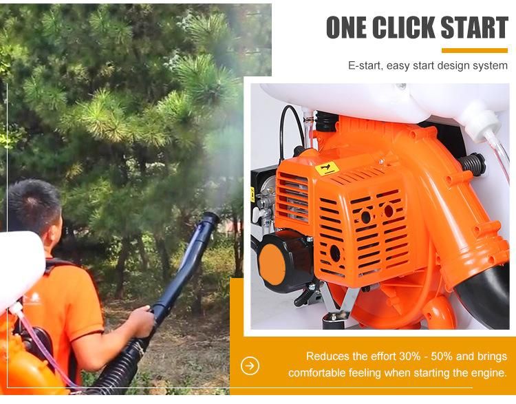 Agriculture Gasoline Powered Backpack Mist Duster and Sprayer