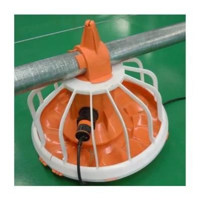 Automatic Chicken Feeding Pan System Ground Floor Broiler Breeder Feeding Line