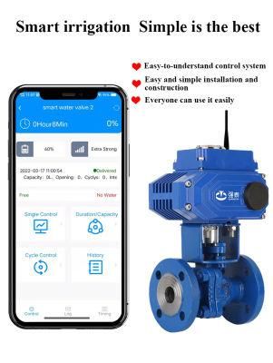 Smart Sprinkler Controller Smar Irrigation Controller Electric Actuator with Ball valve, Butterfly valve