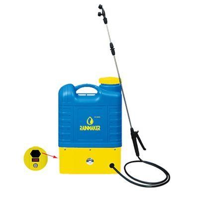 Rainmaker Agricultural Garden Knapsack Electric Battery Powered Blue Sprayer