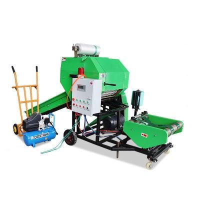 Automatic Silage Baler Wrapper Maize Stalk Wrapping Machine Alfalfa Baler