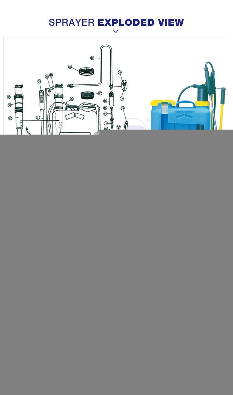 High Pressure Sprayer 16L/18L/20L Agriculture Spray Machine for Sale